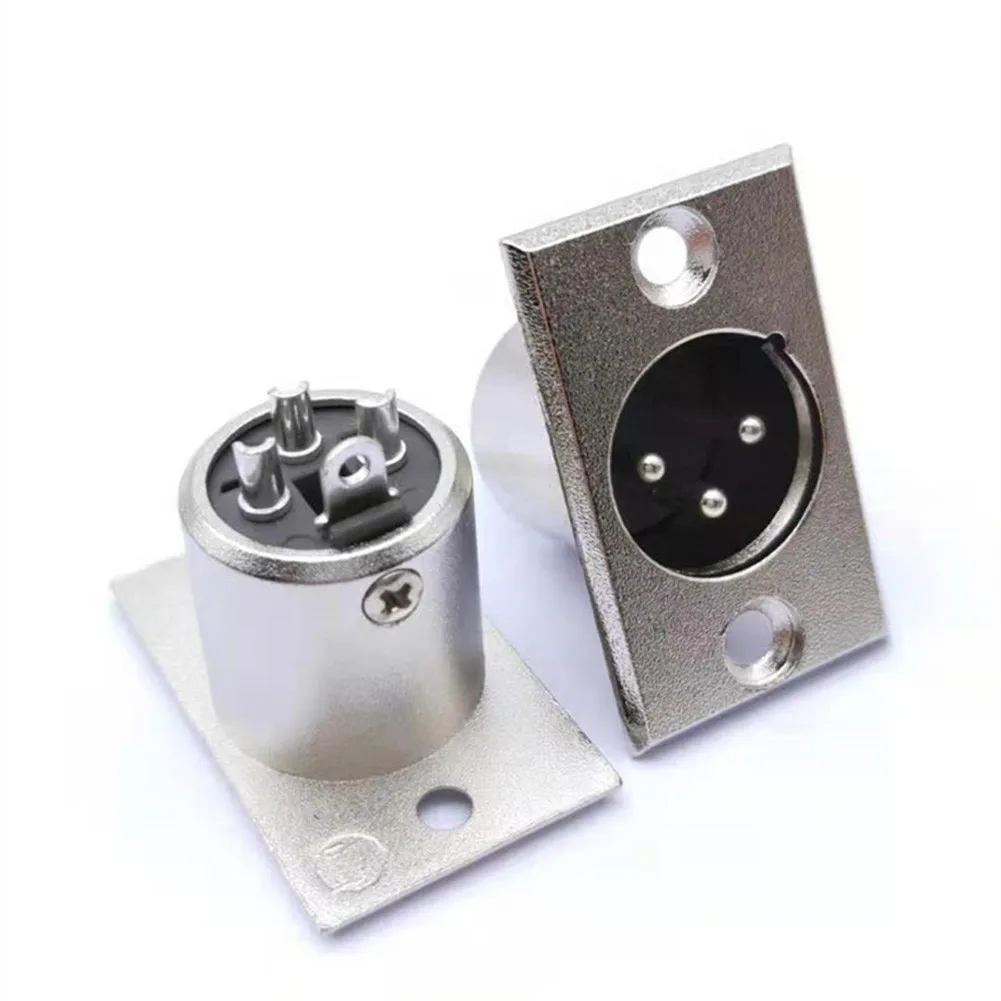 Chassis Panel Mount Metal Audio DMX Video Connector Premium XLR Chassis Connector with Solder Terminals Set of 2
Chassis Panel Mount Metal Audio DMX Video Connector Premium XLR Chassis Connector with Solder Terminals Set of 2