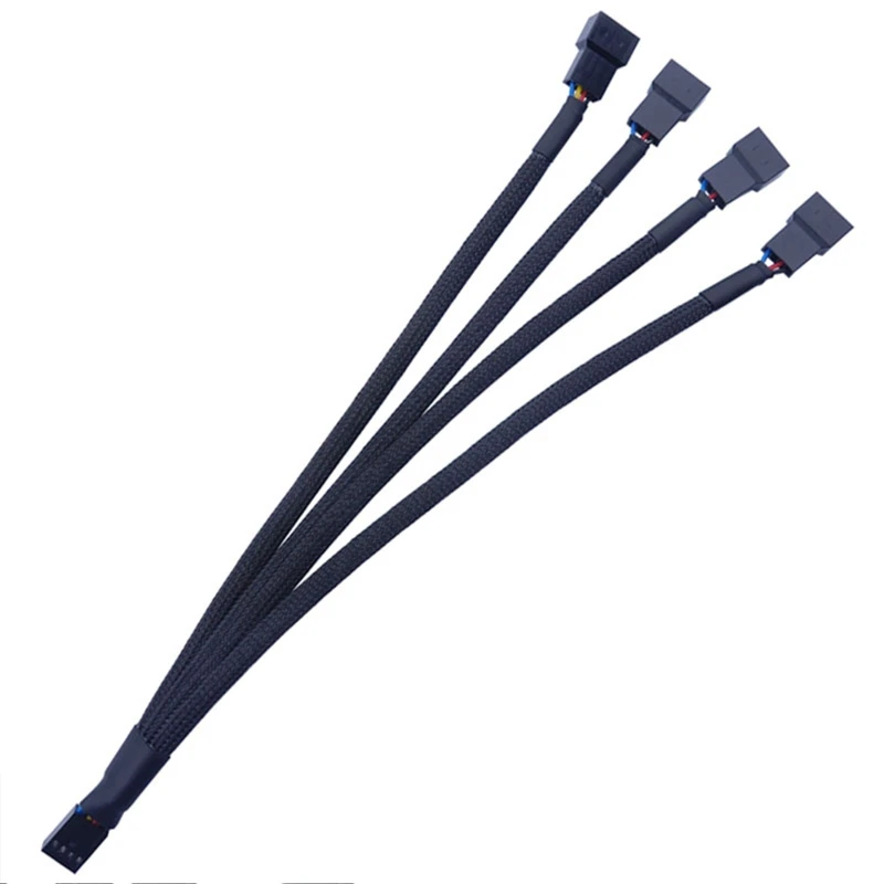 1 to 4 Mainboard Fan Cable 4PIN Y Splitter PWM Fans Line Computer PC Fan Power Extension Cable 27cm/10.63in Dropship
1 to 4 Mainboard Fan Cable 4PIN Y Splitter PWM Fans Line Computer PC Fan Power Extension Cable 27cm/10.63in Dropship