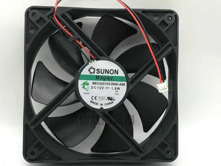 SUNON MEC0251V3-0000-A99 DC 12V 1,9 W 120x120x25mm 2-проводной Вентилятор охлаждения сервера 
SUNON MEC0251V3-0000-A99 DC 12V 1,9 W 120x120x25mm 2-проводной Вентилятор охлаждения сервера