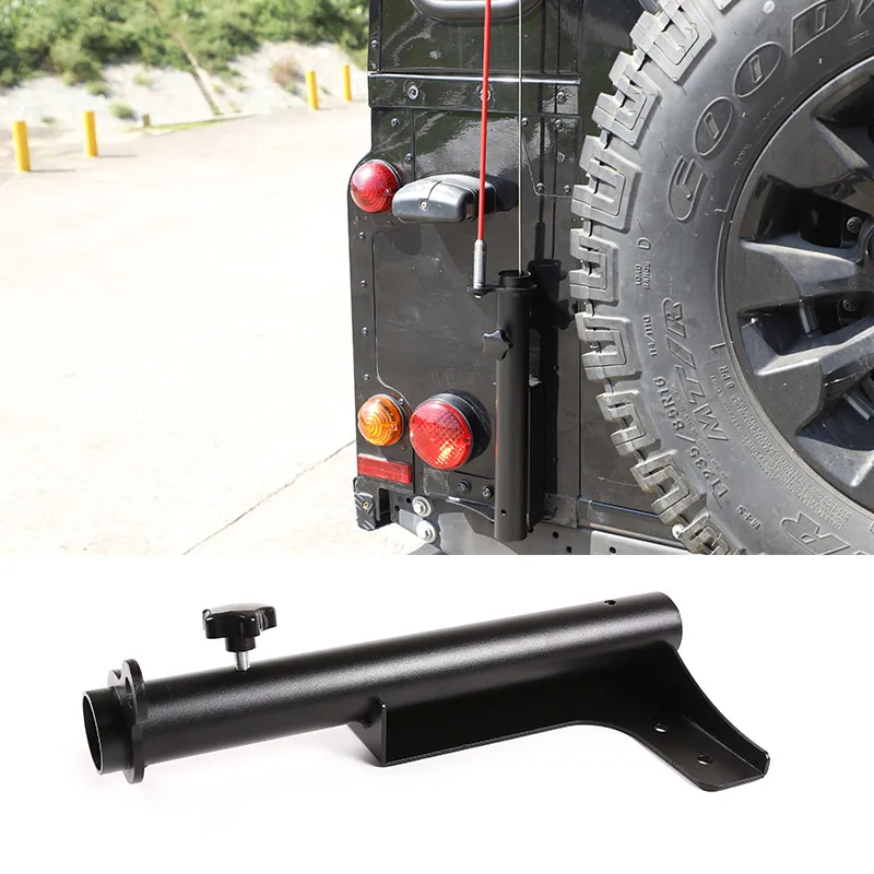 For Land Rover Defender 90 110 130 2004-18 Aluminum alloy black tailgate flagpole antenna base mounting bracket car Accessories
For Land Rover Defender 90 110 130 2004-18 Aluminum alloy black tailgate flagpole antenna base mounting bracket car Accessories