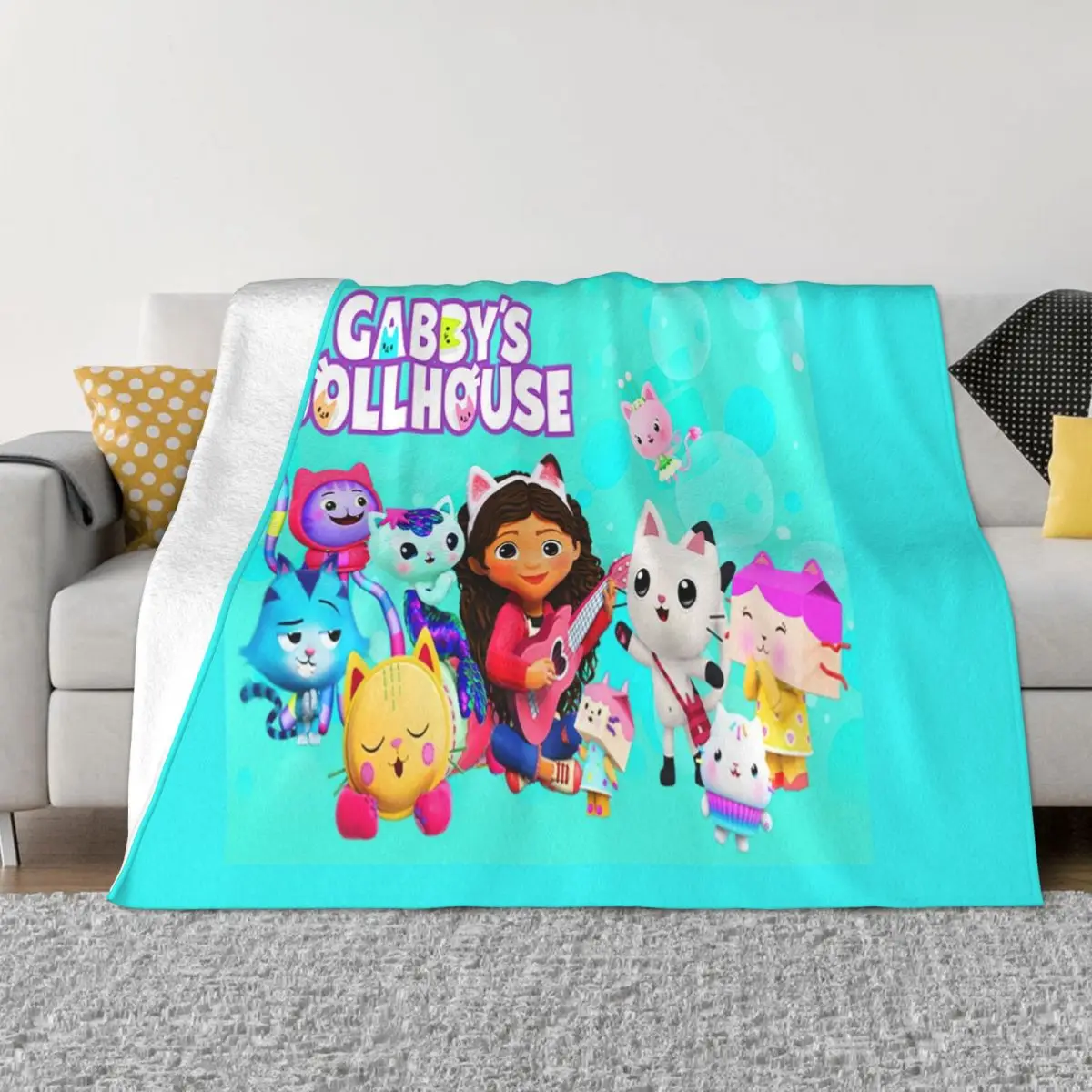 Gabby's Dollhouse Blankets Velvet Spring/Autumn Anime Multi-function Super Warm Throw Blanket for Bedding Travel Bedspreads
Gabby's Dollhouse Blankets Velvet Spring/Autumn Anime Multi-function Super Warm Throw Blanket for Bedding Travel Bedspreads