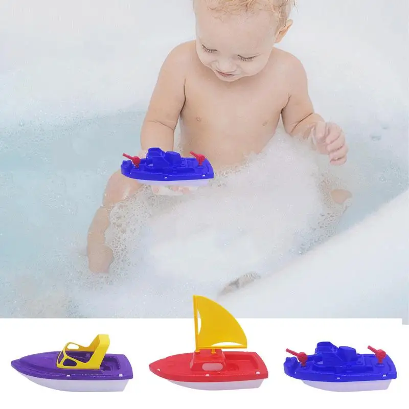 

Игрушечная лодка для ванной, плавающая лодка, плавающая яхта, лодки для искусственных игрушек, игрушки для водных игр, душевой столик, бассейн, пляжные игрушки