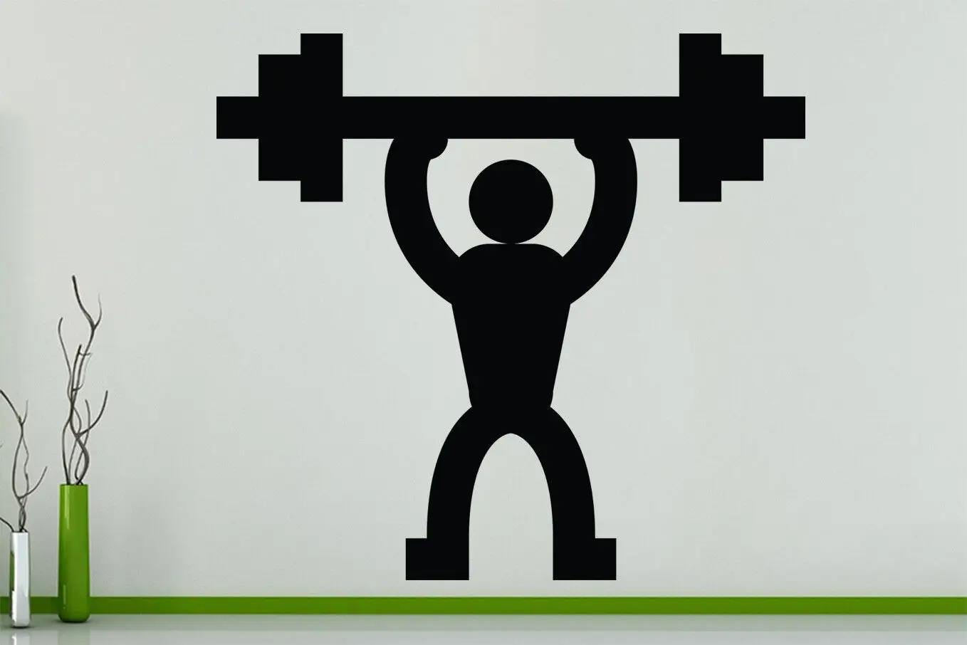 Weight Lifting Fitness Gym Keep Fit Exercise Wall Sticker Decal Decor Wallpaper removable Customized personized sticker
Weight Lifting Fitness Gym Keep Fit Exercise Wall Sticker Decal Decor Wallpaper removable Customized personized sticker