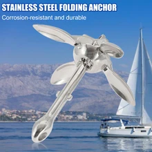 Folding Grapnel Anchor Marine Grade Stainless Steel Portable Anchor Kit for Small Watercraft Dinghies Kayaks Paddle Boat
Folding Grapnel Anchor Marine Grade Stainless Steel Portable Anchor Kit for Small Watercraft Dinghies Kayaks Paddle Boat