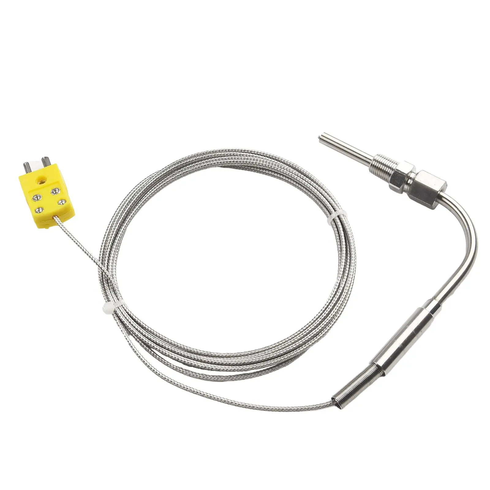 2m Cable EGT K Type Thermocouple Exhaust Probe High Temperature Sensors 1/8" NPT Threads Adjustable Pressure Lock
2m Cable EGT K Type Thermocouple Exhaust Probe High Temperature Sensors 1/8" NPT Threads Adjustable Pressure Lock