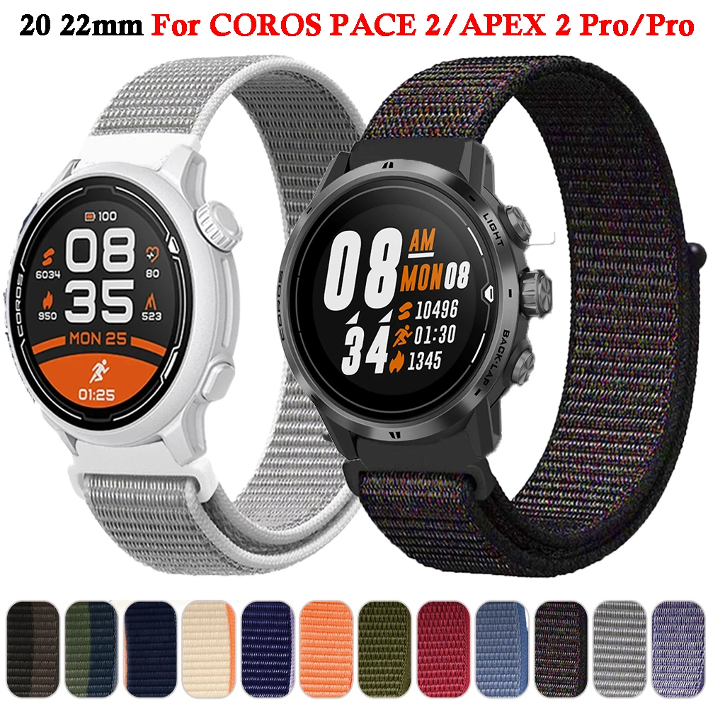 Sports Watch Band For COROS PACE 2/ APEX Pro Wristbands For COROS APEX 2 Pro 46mm 42mm 20 22mm Nylon Bracelet Replacement Strap
Sports Watch Band For COROS PACE 2/ APEX Pro Wristbands For COROS APEX 2 Pro 46mm 42mm 20 22mm Nylon Bracelet Replacement Strap