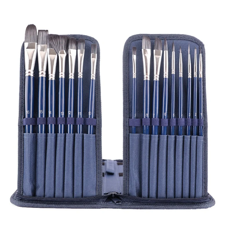 Paint Brush Set Artist Paint Brush Set Hair &16 Different Sizes,For Arts Crafts Supplies Or Beginners&Professionals
Paint Brush Set Artist Paint Brush Set Hair &16 Different Sizes,For Arts Crafts Supplies Or Beginners&Professionals
