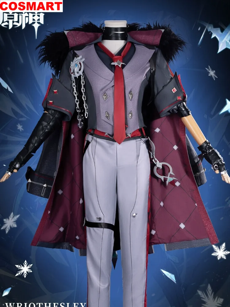 COSMART Genshin Impact Wriothesley Cosplay Costume Cos Game Anime Party Uniform Hallowen Play Role Clothes Clothing New Full
COSMART Genshin Impact Wriothesley Cosplay Costume Cos Game Anime Party Uniform Hallowen Play Role Clothes Clothing New Full