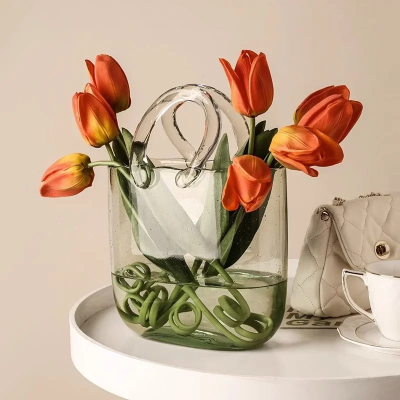 Primary Arrangement Aquatic Blue Vase Portable Glass Color Nordic Net Red Flower Light Bag Living Luxury Ornaments Room Creative
Primary Arrangement Aquatic Blue Vase Portable Glass Color Nordic Net Red Flower Light Bag Living Luxury Ornaments Room Creative