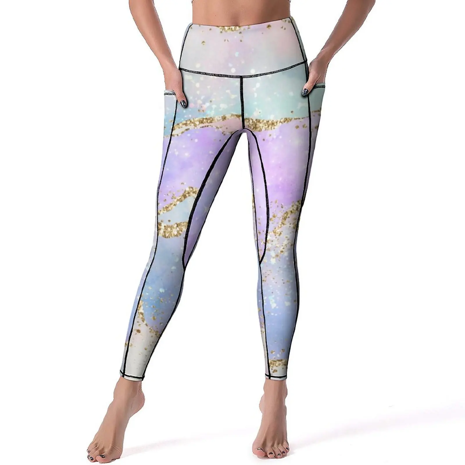Elegant Ombre Leggings Pockets Glold Glitter Print Graphic Yoga Pants Push Up Gym Yoga Legging Elegant Stretch Sport Pants
Elegant Ombre Leggings Pockets Glold Glitter Print Graphic Yoga Pants Push Up Gym Yoga Legging Elegant Stretch Sport Pants