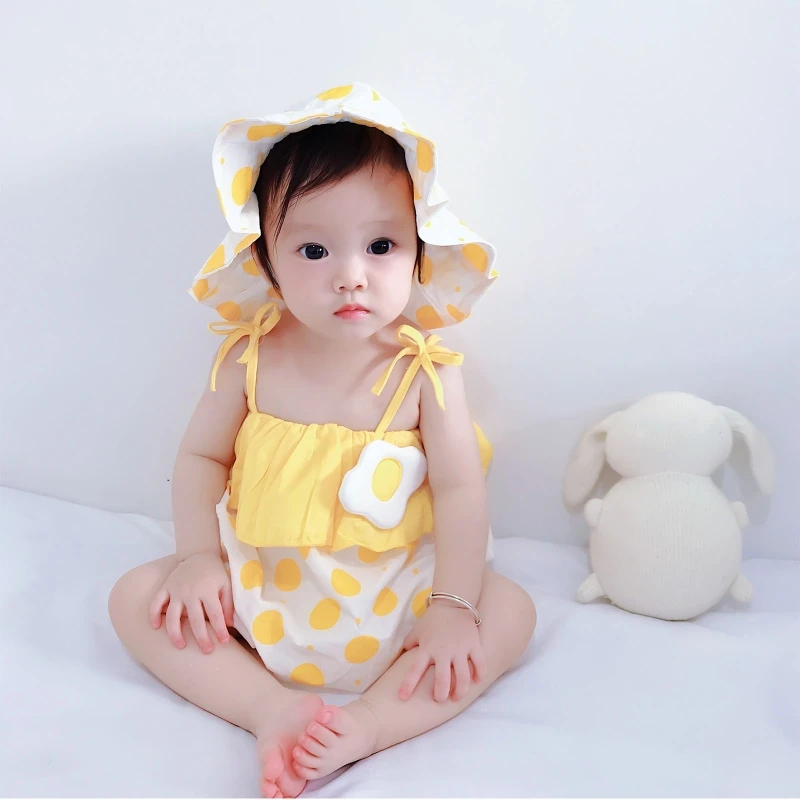 67JC Baby Romper No Sleeve with Hat Set Toddler Girls Boys Infant Romper Outfit for Newborn Little Kids Breathable Soft Clothes
67JC Baby Romper No Sleeve with Hat Set Toddler Girls Boys Infant Romper Outfit for Newborn Little Kids Breathable Soft Clothes