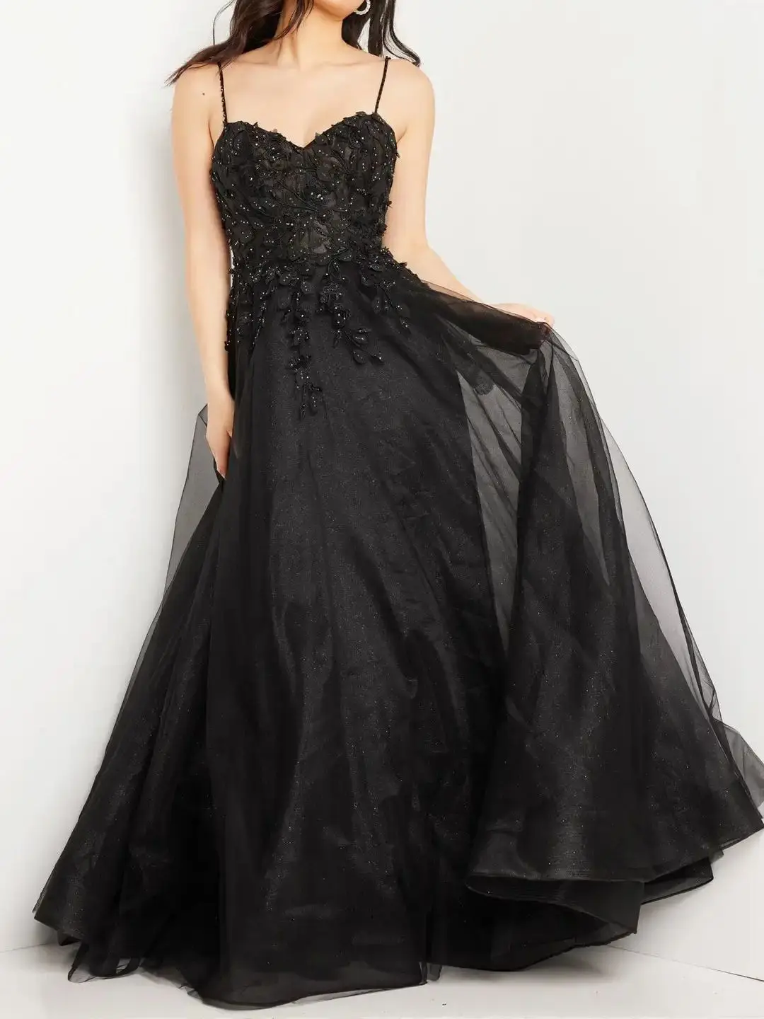 Glitter V Neck Tulle Prom Dress Spaghetti Strap Lace Applique Beads Long Mermaid Evening Dress Homecoming Graduation Party Gown
Glitter V Neck Tulle Prom Dress Spaghetti Strap Lace Applique Beads Long Mermaid Evening Dress Homecoming Graduation Party Gown