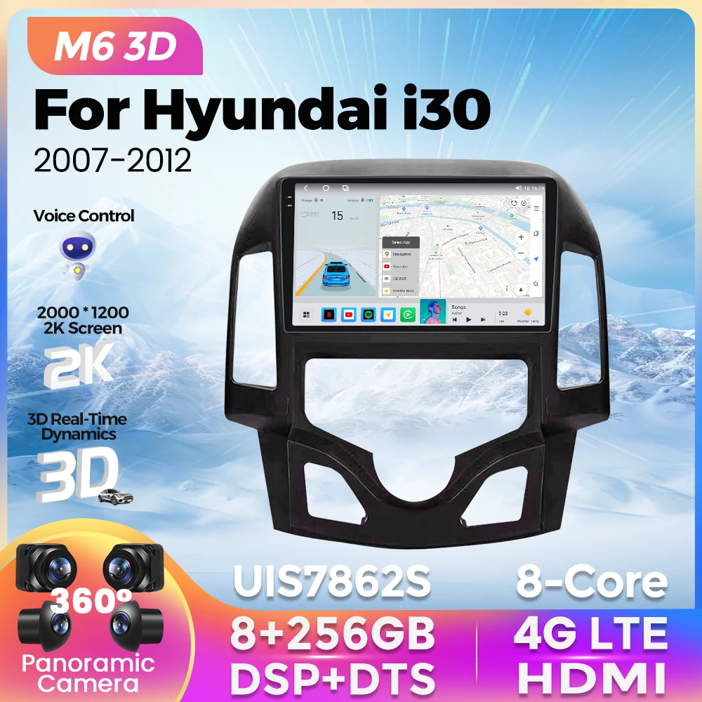 M6 Pro 3D UIS7862S Беспроводной Carplay Автомагнитола 2Din 8G+256G Для Hyundai I30 2007 - 2012 Android Все-в-одном Навигация GPS Мультимедиа Видеоплеер
M6 Pro 3D UIS7862S Беспроводной Carplay Автомагнитола 2Din 8G+256G Для Hyundai I30 2007 - 2012 Android Все-в-одном Навигация GPS Мультимедиа Видеоплеер