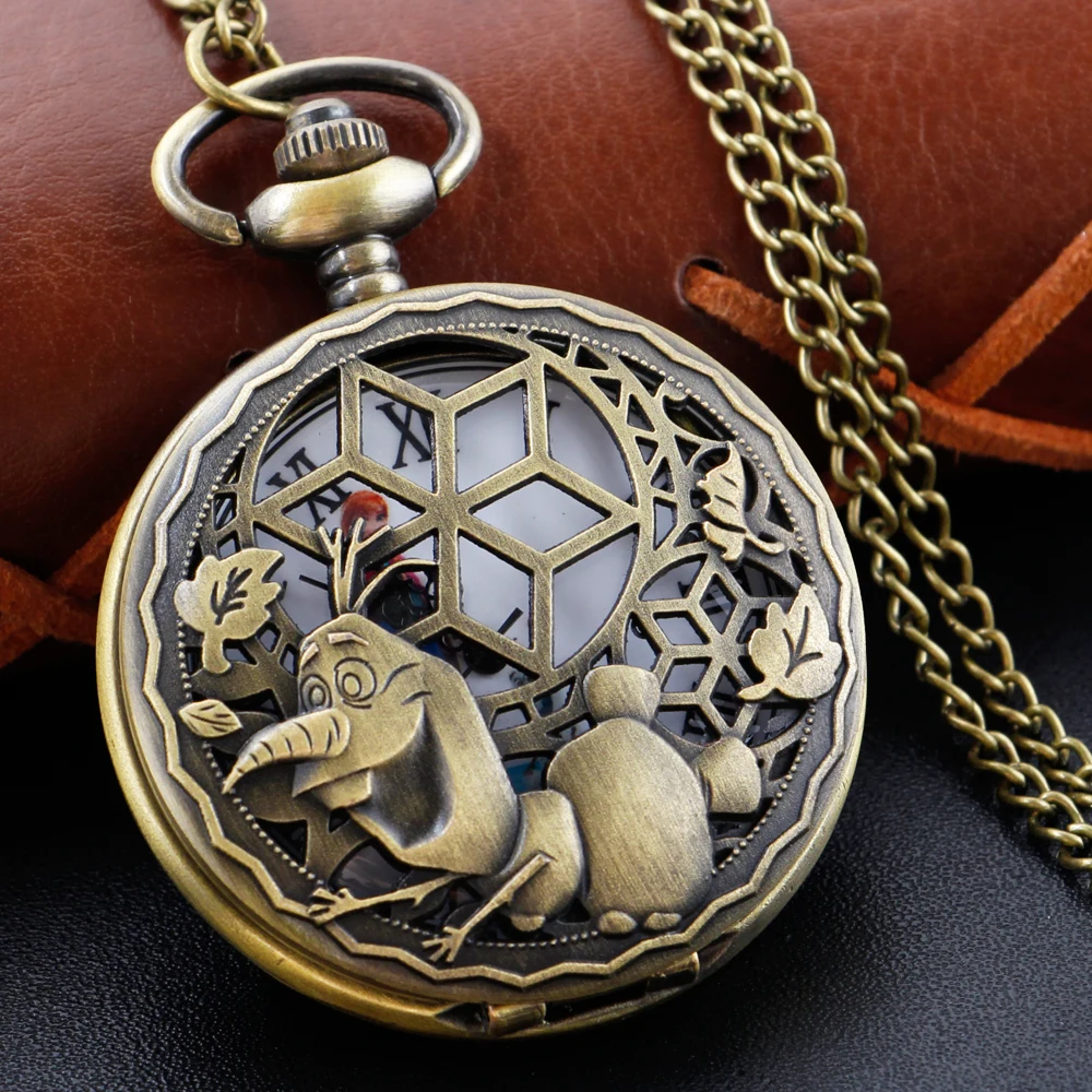 Ice and Snow Princess Theme Movie Quartz Pocket Watch Vintage Fob Chain Pendant Necklace Men's and Children's Holiday Gift
Ice and Snow Princess Theme Movie Quartz Pocket Watch Vintage Fob Chain Pendant Necklace Men's and Children's Holiday Gift