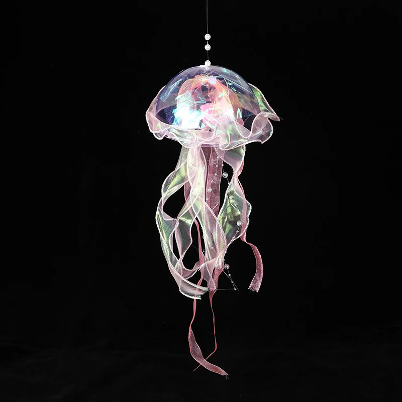 

Jellyfish Lamp Portable Flower Lamp Girl Room Atmosphere Decor Lamp Bedroom Funny Night Lamp Home Decoration