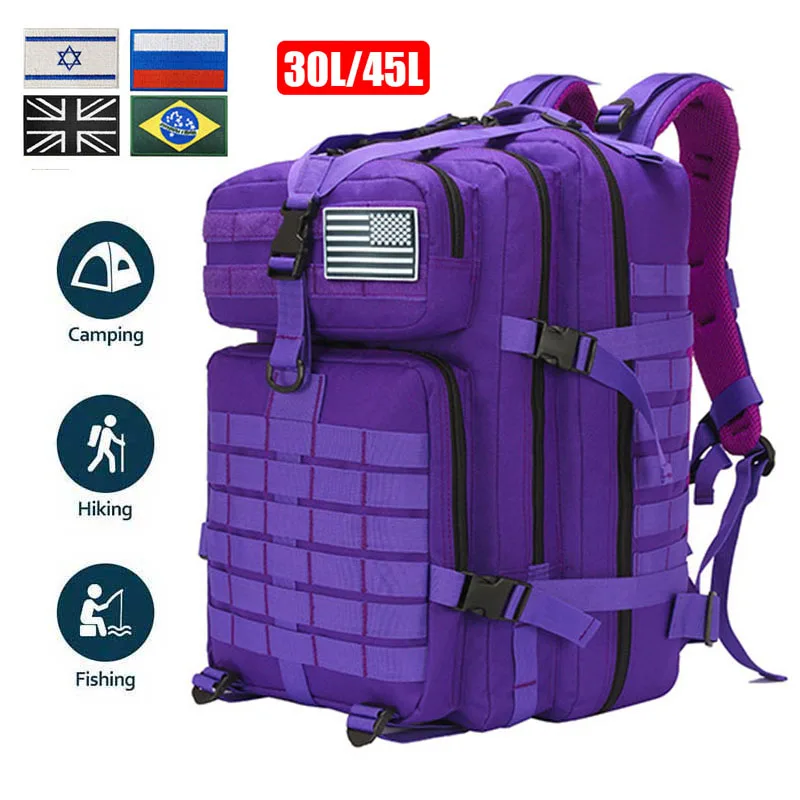 Военный тактический рюкзак 30 л/50 л, спортивная сумка для треккинга, рыбалки, охоты, уличные военные походные рюкзаки, тактический рюкзак
Военный тактический рюкзак 30 л/50 л, спортивная сумка для треккинга, рыбалки, охоты, уличные военные походные рюкзаки, тактический рюкзак