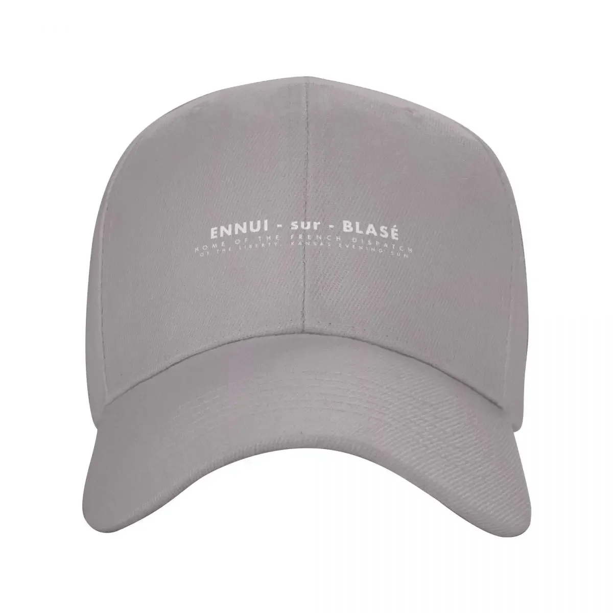 Ennui-sur-Blasé - Home of The French Dispatch Cap baseball cap Ball cap hip hop hat women Men's
Ennui-sur-Blasé - Home of The French Dispatch Cap baseball cap Ball cap hip hop hat women Men's
