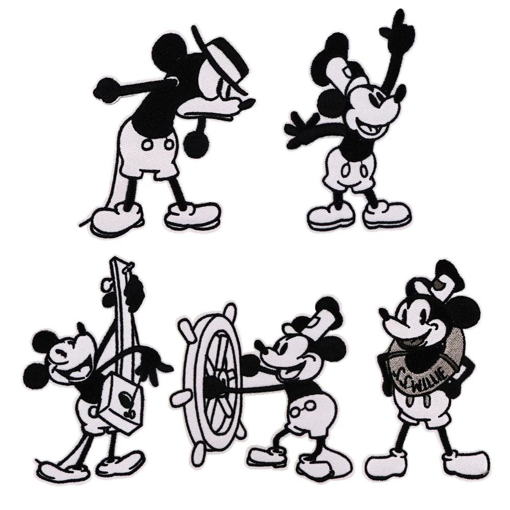 Retro Cartoon Mouse Pattern Embroidered Patches For Kids Clothes Applique Men Women Patch For Clothes Stickers Accessories
Retro Cartoon Mouse Pattern Embroidered Patches For Kids Clothes Applique Men Women Patch For Clothes Stickers Accessories