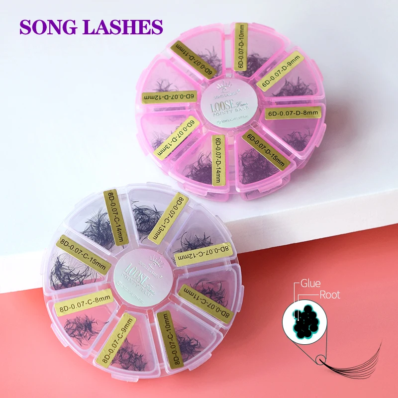 Song Lash Mixed Length Eyelash Extension Pointy Stem Premade Russian Volume Fan Sharp Premade Lashes Extension 3d 14d
Song Lash Mixed Length Eyelash Extension Pointy Stem Premade Russian Volume Fan Sharp Premade Lashes Extension 3d 14d