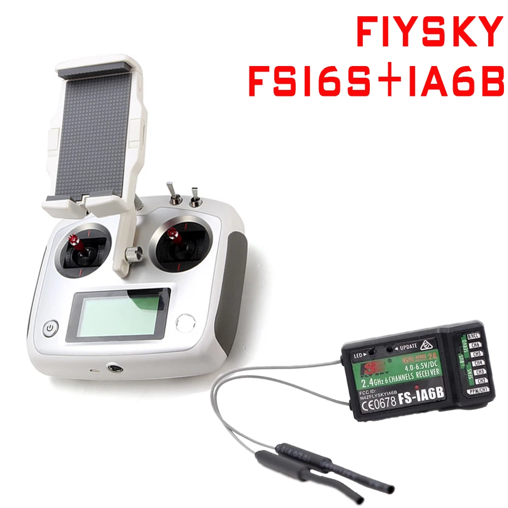 Flysky FS-i6S Transmitter 10CH 2.4G with Touch Screen + FS-IA6B FS-iA10B Receiver for RC Cars Boats Drone Toys
Flysky FS-i6S Transmitter 10CH 2.4G with Touch Screen + FS-IA6B FS-iA10B Receiver for RC Cars Boats Drone Toys