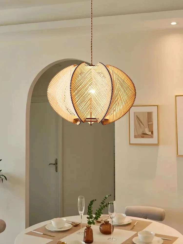 Wabi-sabi Pendant Lights Hemp Rope Wood Chandelier Living Room Bedroom Hanging Lamps for Ceiling Room Decor Lustre
Wabi-sabi Pendant Lights Hemp Rope Wood Chandelier Living Room Bedroom Hanging Lamps for Ceiling Room Decor Lustre