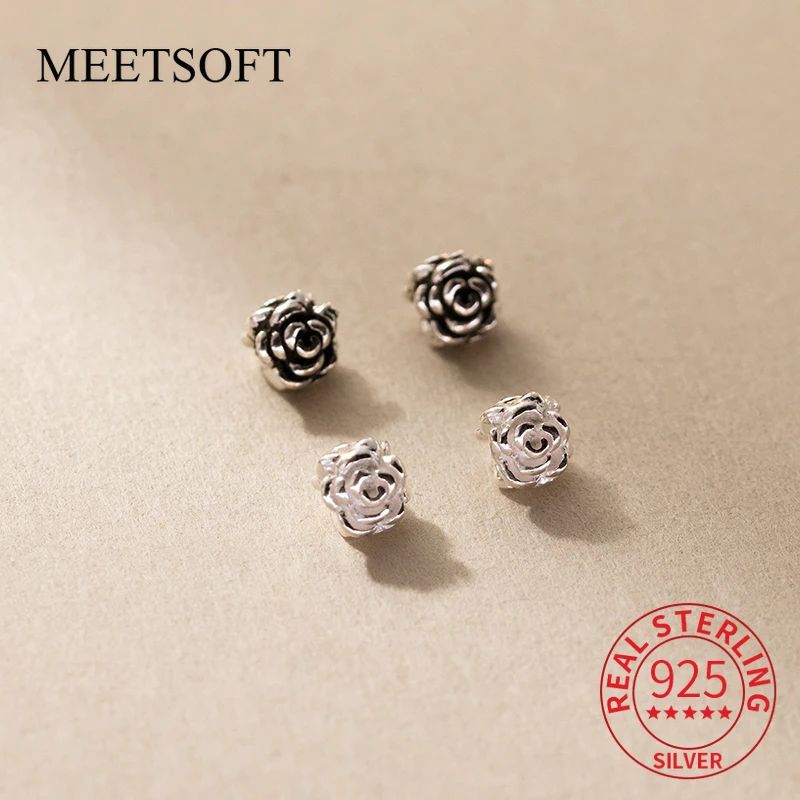 MEETSOFT 925 Серебряные Ретро Розовые Геометрические разделительные бусины «сделай сам», веревка с ретро-узором ручной работы, аксессуары из материала
MEETSOFT 925 Серебряные Ретро Розовые Геометрические разделительные бусины «сделай сам», веревка с ретро-узором ручной работы, аксессуары из материала