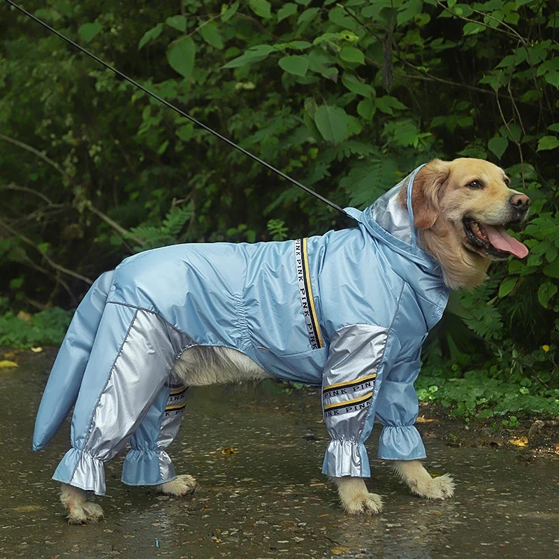Dog Clothes Rainy Season Outing Rain Coats with Reflective Strips for Medium Large Dogs Waterproof Raincoat Pet Costume Supplies
Dog Clothes Rainy Season Outing Rain Coats with Reflective Strips for Medium Large Dogs Waterproof Raincoat Pet Costume Supplies