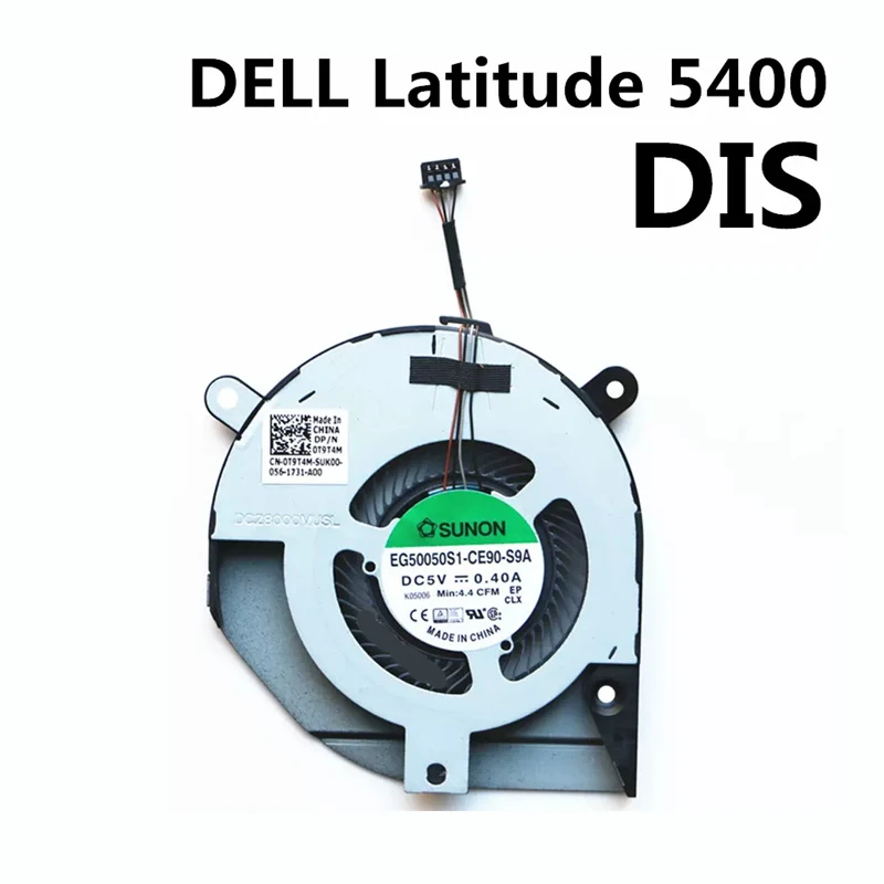 NEW ORIGINAL Laptop CPU GPU Cooling Fan For DELL Latitude 5400 P98G 0MXH2W 0T9T4M NEW ORIGINAL Laptop CPU GPU Cooling Fan For DELL Latitude 5400 P98G 0MXH2W 0T9T4M