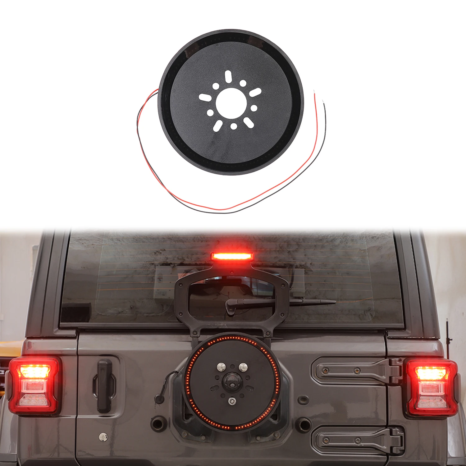 JL Enhancement Rear Spare Tire Brake Light Lamp for Jeep Wrangler TJ JK Liberty 2007-2012 Jimny 2007-2017 Car Exterior Accessory
JL Enhancement Rear Spare Tire Brake Light Lamp for Jeep Wrangler TJ JK Liberty 2007-2012 Jimny 2007-2017 Car Exterior Accessory