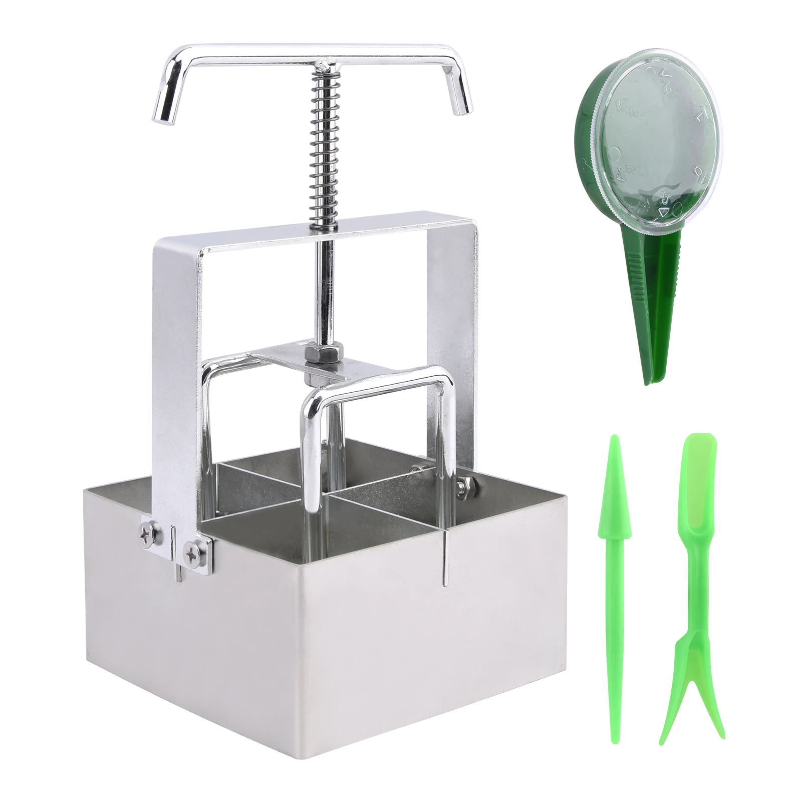 4pcs With Root Lifter Sower Transplanter Gardening Soil Block Tool Set 4 Grids 2 Inch Home Labor Saving Professional Easy Use
4pcs With Root Lifter Sower Transplanter Gardening Soil Block Tool Set 4 Grids 2 Inch Home Labor Saving Professional Easy Use