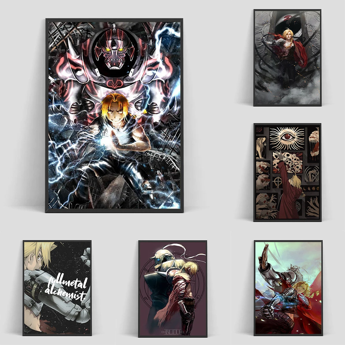 

Anime Fullmetal Alchemist Paintings for Bed Room Decoration Decorative Painting on Canvas Room Decors Aesthetic Pinterest Poster