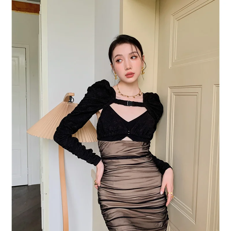 2023 Spring and Summer Women's Clothing Small Fragrant Unique and Chic Underlay Top with A Medium and Long Hip Skirt Two-piece
2023 Spring and Summer Women's Clothing Small Fragrant Unique and Chic Underlay Top with A Medium and Long Hip Skirt Two-piece