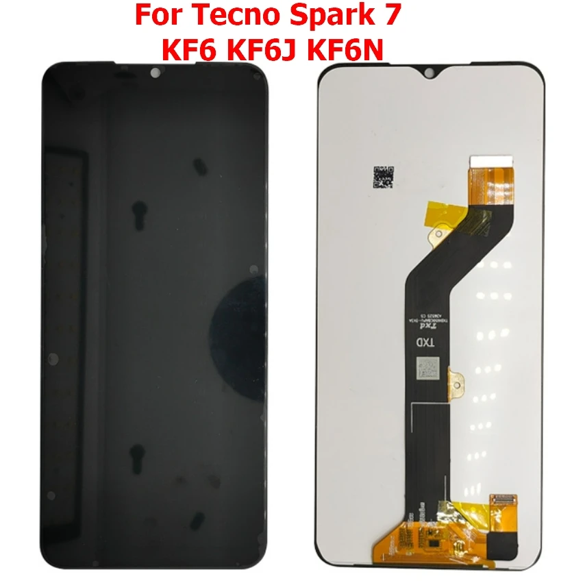 

Original For Tecno Spark 7 KF6 KF6J KF6N LCD Display Touch Screen Digitizer Assembly