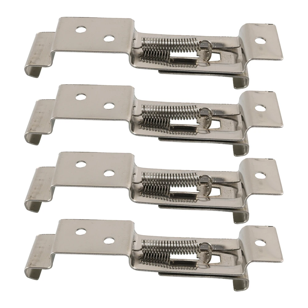 4Pcs Car License Plate Spring Loaded Stainless Steel Cars Frame Holder Clamps For European Style US Standard AU Style
4Pcs Car License Plate Spring Loaded Stainless Steel Cars Frame Holder Clamps For European Style US Standard AU Style