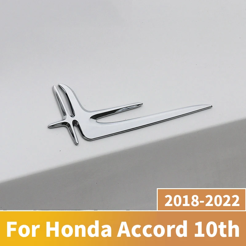 2 шт. для Honda Accord 2018-2022, 10-й автомобильный 3D значок с боковыми крыльями, ярлык, боковая наклейка, модификация спортивного стиля
2 шт. для Honda Accord 2018-2022, 10-й автомобильный 3D значок с боковыми крыльями, ярлык, боковая наклейка, модификация спортивного стиля