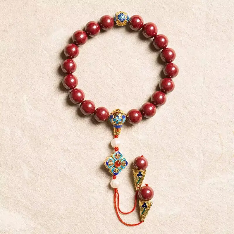 Natural Cinnabar Purple Gold Sand Handheld Prayer Beads Prayer Overlapping-Weight Eighteen Prayer Beads Bracelet Buddha Beads
Natural Cinnabar Purple Gold Sand Handheld Prayer Beads Prayer Overlapping-Weight Eighteen Prayer Beads Bracelet Buddha Beads