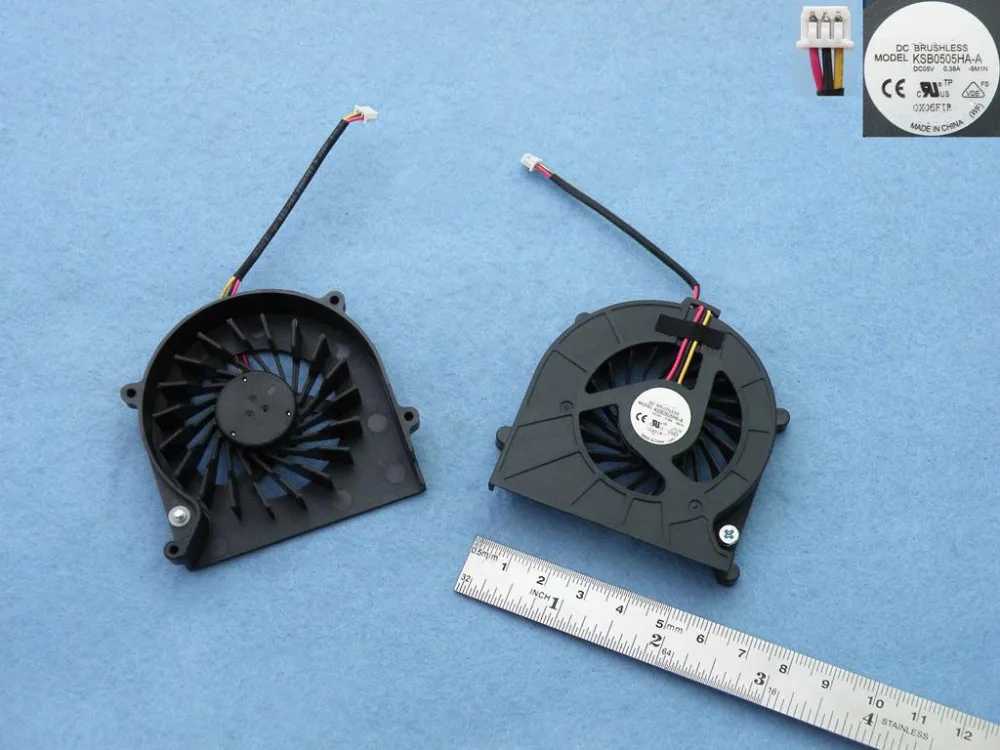 New Laptop Cooling Fan For Toshiba Satellite L630 Version 1 PN: KSB0505HA-A(DC5V 0.38A) KSB0505HB CPU Cooler/Radiator
New Laptop Cooling Fan For Toshiba Satellite L630 Version 1 PN: KSB0505HA-A(DC5V 0.38A) KSB0505HB CPU Cooler/Radiator