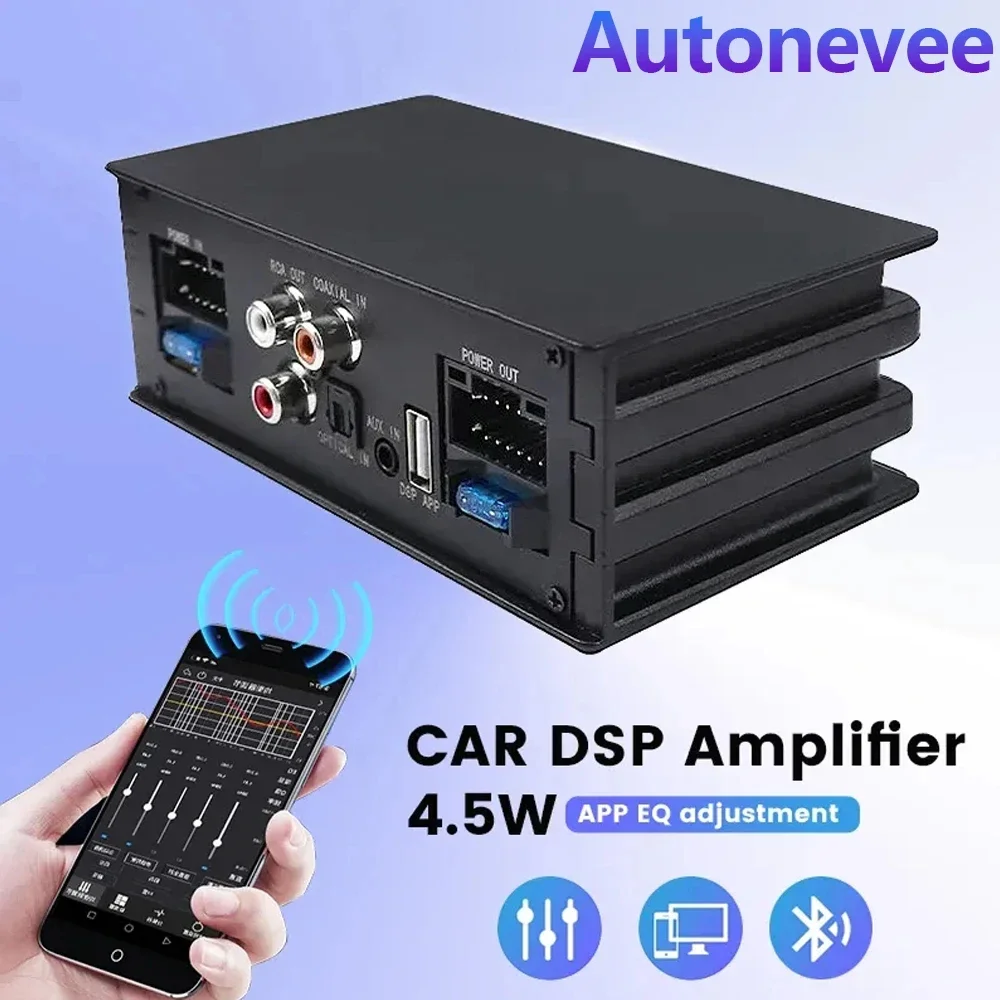 Автомобильный усилитель DSP для радио стерео сабвуфер 4*50 Вт TDA7851 с оптоволоконным входом Plug and Play, модифицирующее аудио хоста Android 12 В
Автомобильный усилитель DSP для радио стерео сабвуфер 4*50 Вт TDA7851 с оптоволоконным входом Plug and Play, модифицирующее аудио хоста Android 12 В