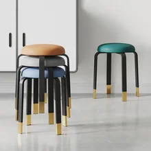 Nordic modern minimalist light luxury stackable dining table and stool home net red creative small stool low stool round bench
Nordic modern minimalist light luxury stackable dining table and stool home net red creative small stool low stool round bench