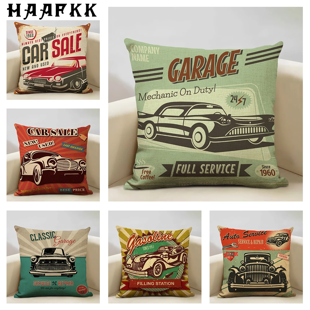 Vintage Classic Cars Print Cushion Cover Fashion Home Decor Cushions Covers 45X45CM Pillow Case Linen Throw Pillowcase
Vintage Classic Cars Print Cushion Cover Fashion Home Decor Cushions Covers 45X45CM Pillow Case Linen Throw Pillowcase
