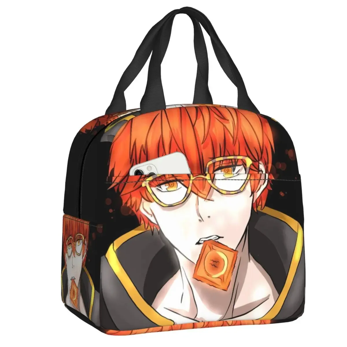 

Mystic Messenger Lunch Bag Cooler Thermal Insulated Lunch Box for Women Children Work School Food Picnic Tote Container