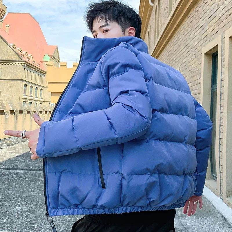 Mens Parkas Jacket Autumn Winter Casual Solid Stand Collar Puffer Jackets Korean Fashion Warm Zipper Coats Streetwear Men Coats
Mens Parkas Jacket Autumn Winter Casual Solid Stand Collar Puffer Jackets Korean Fashion Warm Zipper Coats Streetwear Men Coats