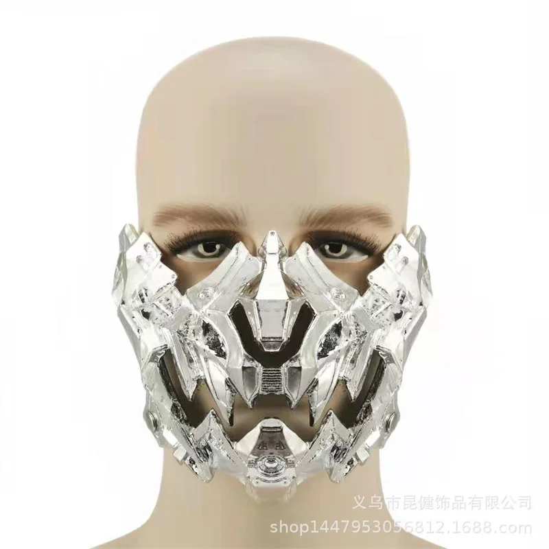 

New Cool Masquerade Mechanical Mask Cosplay Mechanical Tiger Mechanical Bird Beak Advanced Resin Mask Gift Halloween