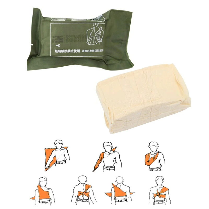 

Outdoor Medical Bandage Triangular First Aid Bandage Fracture Fixation Emergency First Aid Kit Camping Accessories