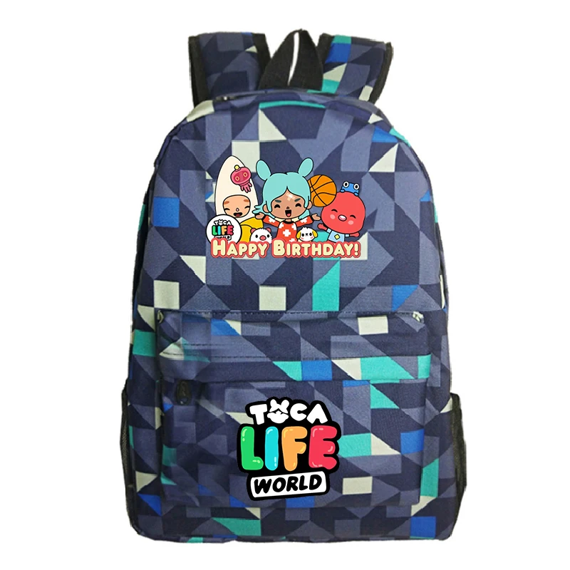 Fashion Toca Life World Game School Bag Backpacks for Student Boys Girls Cartoon SchoolBag Toca Baca Rucksack Cute Kids Backpack
Fashion Toca Life World Game School Bag Backpacks for Student Boys Girls Cartoon SchoolBag Toca Baca Rucksack Cute Kids Backpack