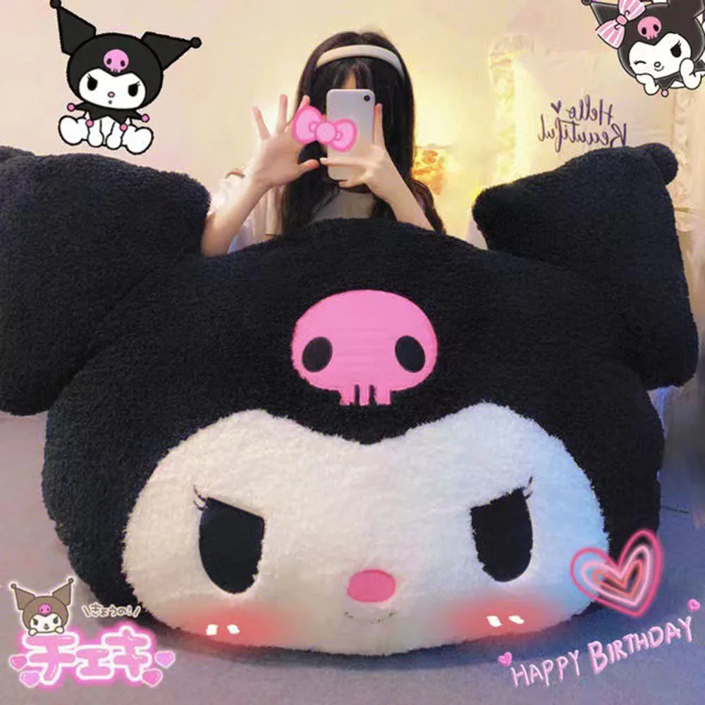 Большая 40 см Милая мультяшная Kawaii Sanrioed Kuromi кровать Декоративная Подушка для детской комнаты для девочек подарок на день рождения и Рождество
Большая 40 см Милая мультяшная Kawaii Sanrioed Kuromi кровать Декоративная Подушка для детской комнаты для девочек подарок на день рождения и Рождество