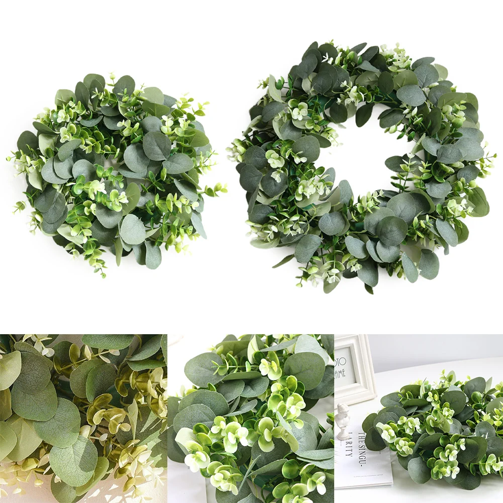 Artificial Leaf Wreath Fake Eucalyptus Wreath Simulate Eucalyptus Wreath Green Wreath For Wedding Party Festival Decoration
Artificial Leaf Wreath Fake Eucalyptus Wreath Simulate Eucalyptus Wreath Green Wreath For Wedding Party Festival Decoration