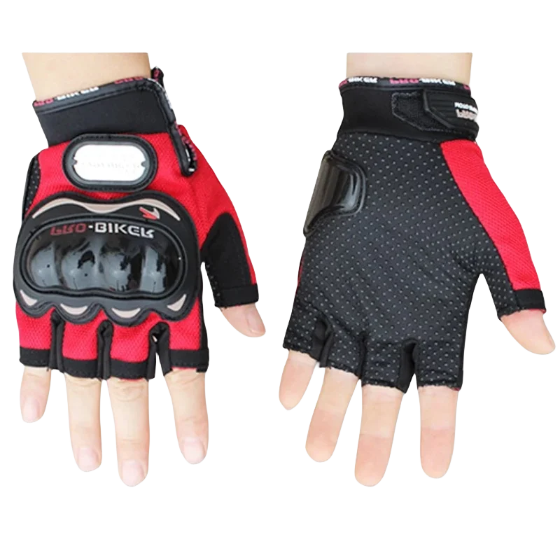 

Motorcycle Gloves with Hard Knuckle and Fist Protector Motorcycle Gloves Motorbike Riding Non-Slip Breathable TouchScreen Summer