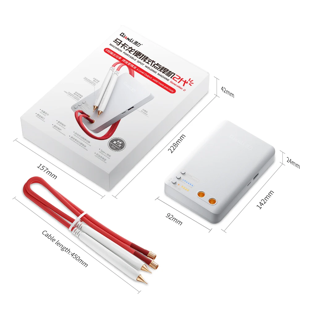QianLi Macaron Micro Spot Welder Portable Spot Welding Machine for iPhone 11-14 Pro Max Mini Battery Flex Soldering Repair Tool
QianLi Macaron Micro Spot Welder Portable Spot Welding Machine for iPhone 11-14 Pro Max Mini Battery Flex Soldering Repair Tool