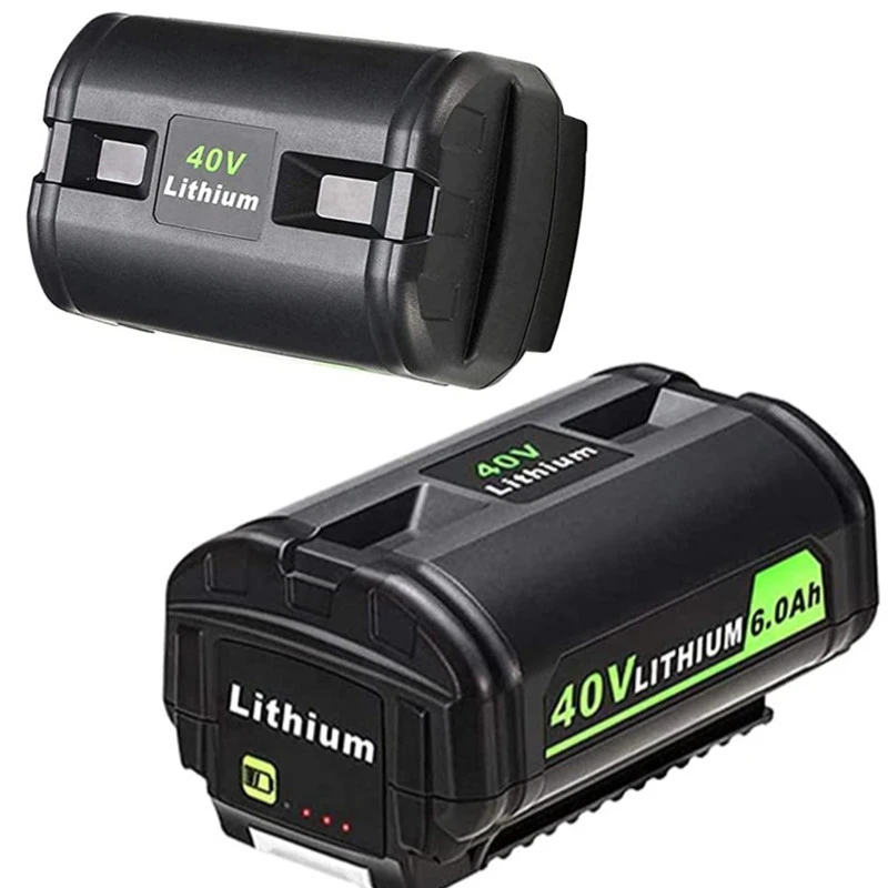 40V 6.0Ah Rechargeable Li-ion Battery Pack,for Ryobi 40 Volt Mower Collection Cordless Power Tools Replacement Li-ion Battery
40V 6.0Ah Rechargeable Li-ion Battery Pack,for Ryobi 40 Volt Mower Collection Cordless Power Tools Replacement Li-ion Battery